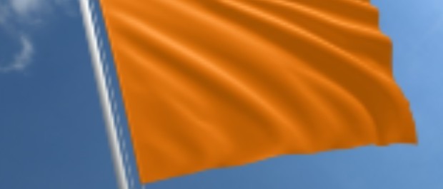 bandeira laranja