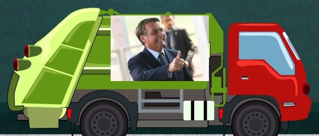 caminhão lixo bolso