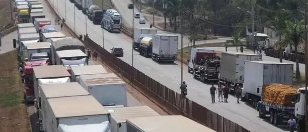 greve caminhão