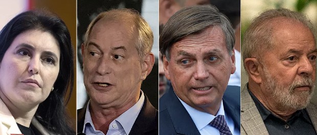 SIMONE, CIRO, BOLSO, LULA