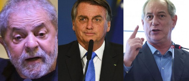 lula, ciro, bolsonaro
