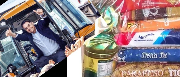 CESTA BÁSICA E TRATOR