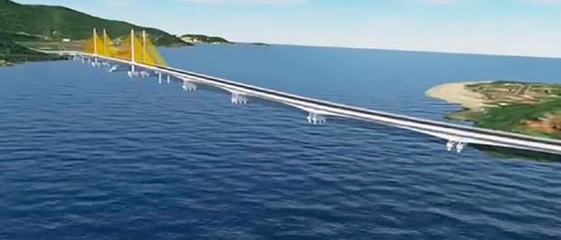 Governo do Paraná lança oficialmente a construção da Ponte de Guaratuba. Todo mundo está “fazendo figa” para não aparecerem novos entraves
