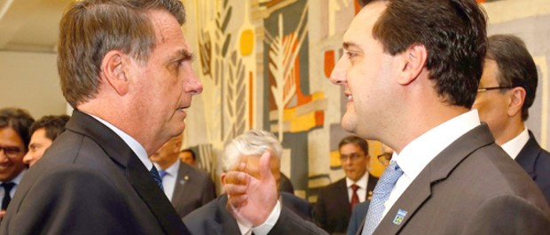 ratinho junior e bolsonaro 20 07 22