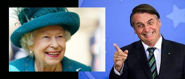 rainha e bolsonaro
